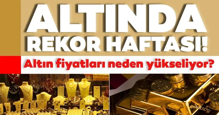 Altında rekor haftası! Altın neden yükseliyor?