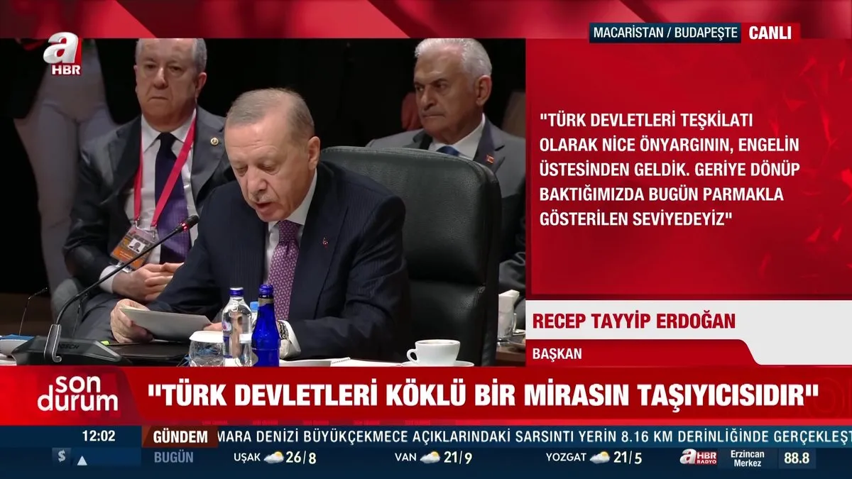 Başkan Erdoğan: "Türk Devletleri köklü bir mirasın taşıyıcısıdır" | Video