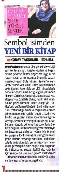 Yazar Şule Yüksel Şenler vefat etti! Şule Yüksel Şenler kimdir?