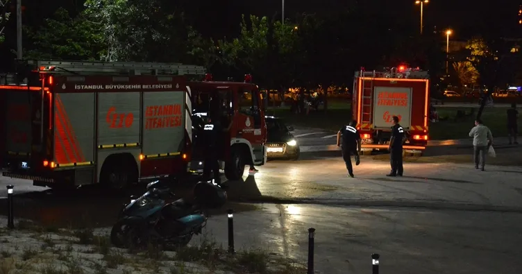 Maltepe’de tanker gemide korkutan yangın