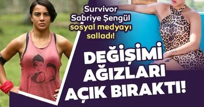 Survivor yarışması ile ünlenen Sabriye Şengül estetikle bambaşka biri oldu! Takipçilerinden yorum yağdı Estetiğin gücü
