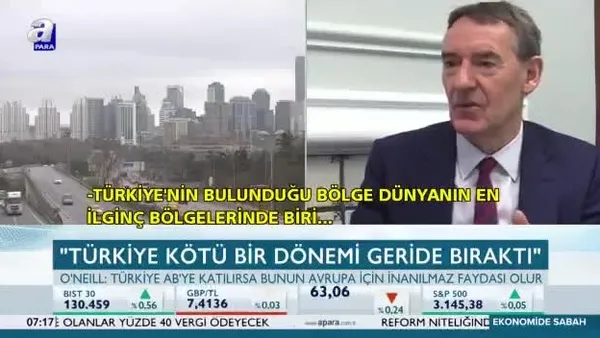 İngiliz ekonomistten Türkiye değerlendirmesi
