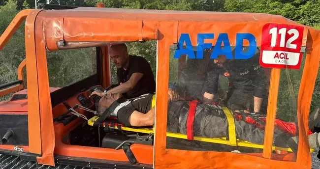 Orman işçisi AFAD’ın operasyonu ile kurtarıldı