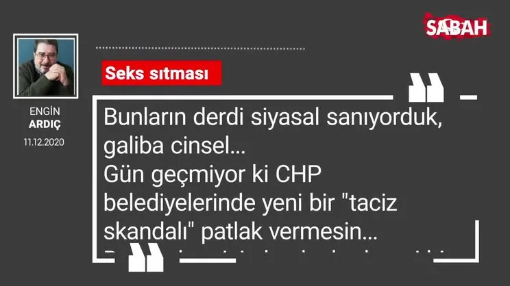 Engin Ardıç 'Seks sıtması'