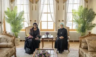 Emine Erdoğan, Senegal Cumhurbaşkanı Sall’ın eşi Marieme Faye Sall ile görüştü