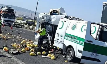 Ankara'da feci kaza! İki kamyonet çarpıştı: Ölü ve yaralılar var #ankara