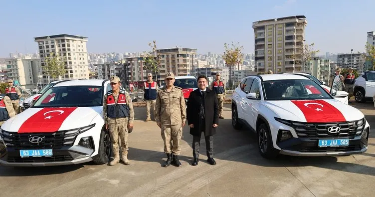 Şanlıurfa’da Jandarma‘ya araç takviyesi