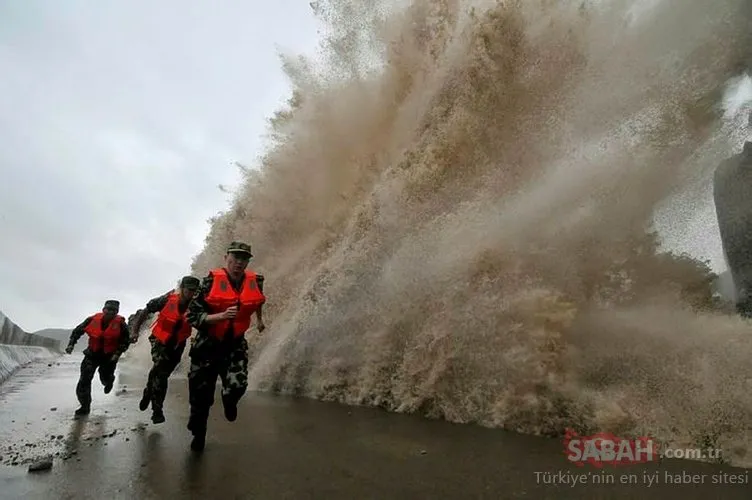 Çin’de yaşanan şiddetli fırtınanın ardından gökyüzünden canlı yağdığı iddia edildi