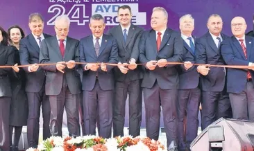 Ruhsatsız yere açılış yaptı