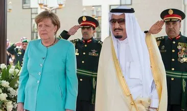 Almanya Başbakanı Merkel, Suudi Arabistan’da