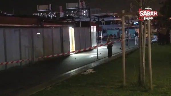 Beşiktaş İskelesi'nde silahlı saldırı: 1 yaralı | Video