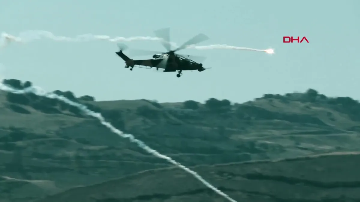 ATAK helikopterleri, Efes-2026’da hedefleri vurdu | Video videosunu izle ATAK helikopterleri, Efes-2026’da hedefleri vurdu | Video videosunu izle