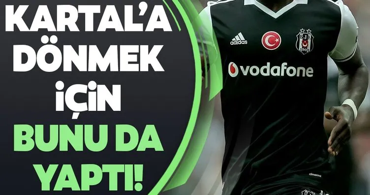 Aboubakar Beşiktaş’a dönmek için bunu da yaptı!