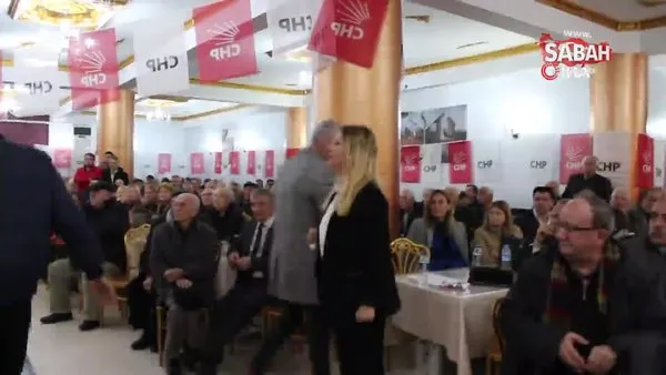 CHP kongresinde delege kadına danışmadan sözlü şiddet! 