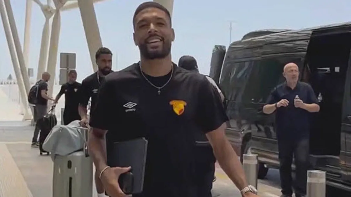 Göztepe futbol takımının Slovenya kampından görüntü.