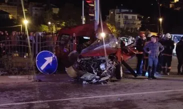 Trabzon’da korkunç kaza: 1 ölü, 1 yaralı