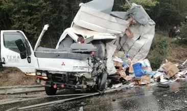 Kırklareli’nde feci kaza! 2 kamyon ve 2 otomobilin karıştığı kazada can pazarı yaşandı