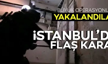 İstanbul’da terör örgütü DHKP/C operasyonu