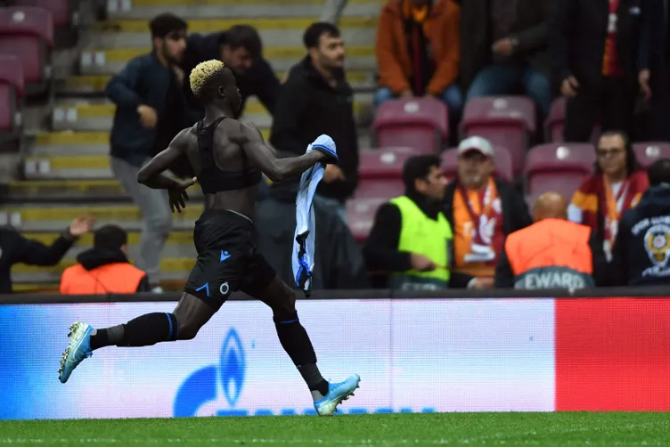 Galatasaray - Club Brugge maçından kareler