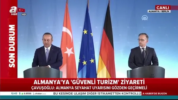 Son dakika: Dışişleri Bakanı Mevlüt Çavuşoğlu'dan Berlin'de Alman mevkidaşı Heiko Maas ile ortak basın açıklaması | Video