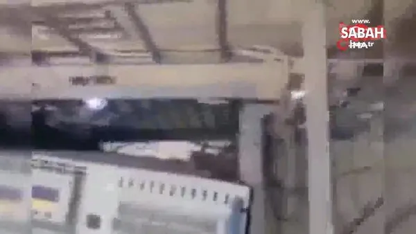 Irak'ta radyo istasyonuna roketli saldırı | Video