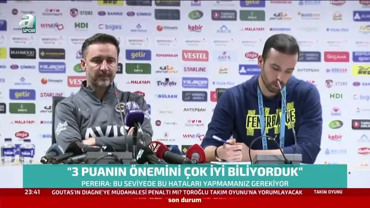 Vitor Pereira istifa sorusuna yanıt verdi!