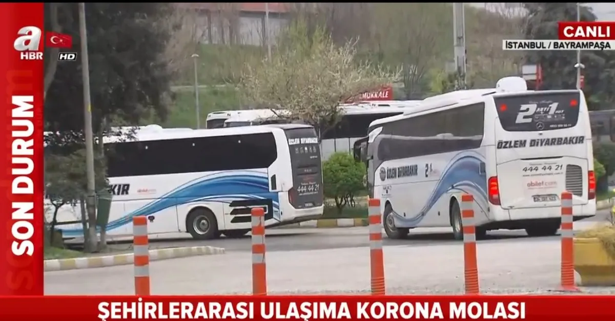 Istanbul Da Corona Virusu Tedbirleri Kapsaminda Sehirler Arasi Otobus Seferleri Yasagi Basladi Video Videosunu Izle Son Dakika Haberleri