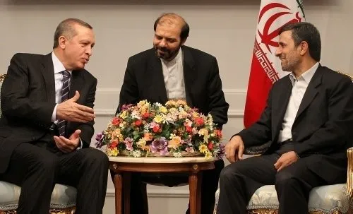 Başbakan Erdoğan-Ahmedinejad görüşmesinden kareler