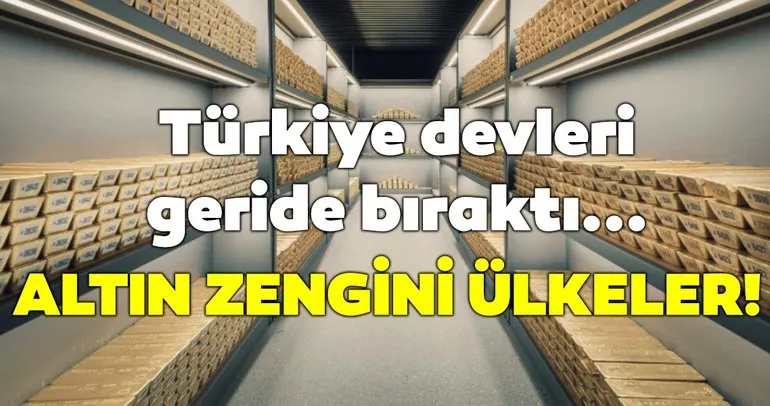 Dünyada en fazla altın rezervlerine sahip ülkeler! Türkiye’nin altın rezervi ne kadar?