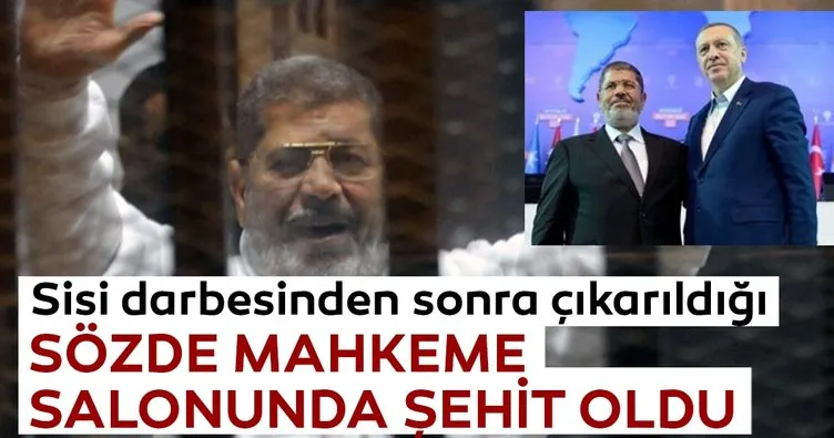 Son dakika haberi: Muhammed Mursi mahkeme salonunda şehit oldu