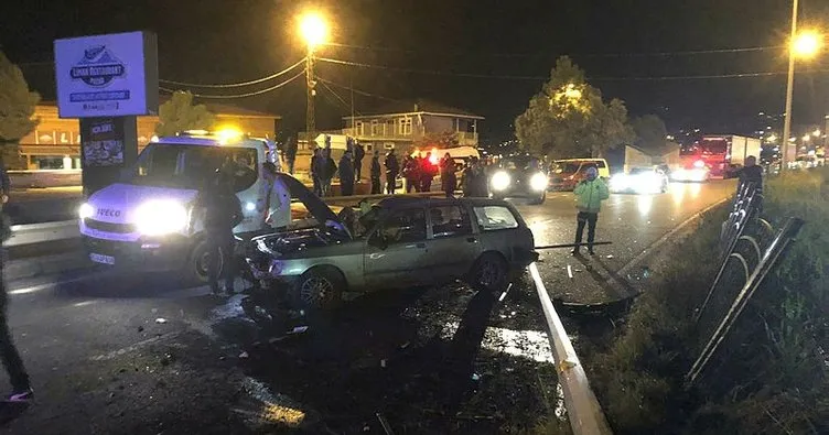 Rize’deki trafik kazasında 1 kişi öldü, 1 kişi ağır yaralandı