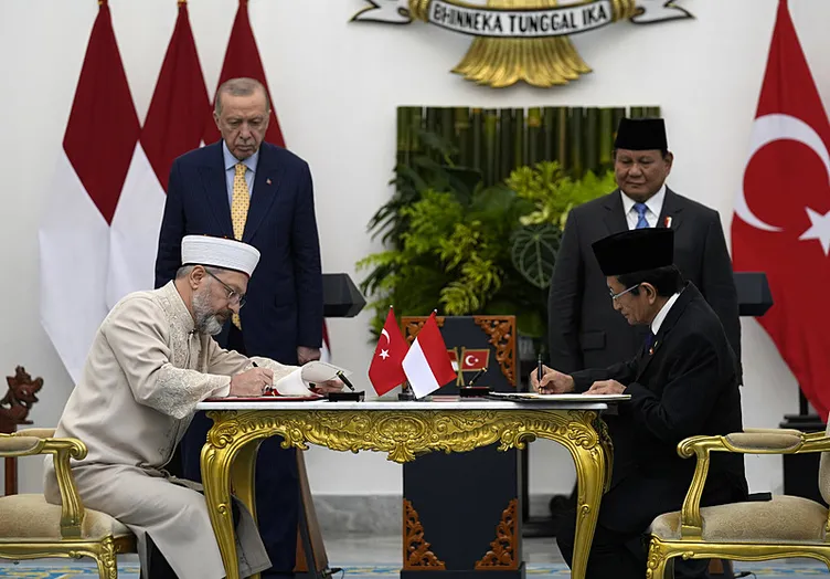 Başkan Erdoğan ve Endonezya Cumhurbaşkanı Subianto imzaladı! 64 maddelik ortak bildiri: 10 milyar dolar ticaret hedefi...