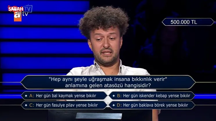 Kim Milyoner Olmak İster’e katılan paralimpik sporcu 500 bin TL’lik soruyu açtırdı! İşte o soru!