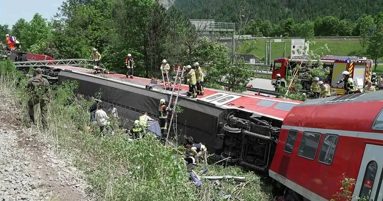 Almanya’daki tren kazasında ölenlerin sayısı 5’e yükseldi