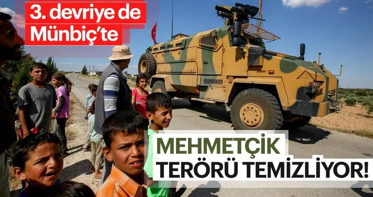 Mehmetçik Münbiç’te! Türk ordusu üçüncü devriye görevini gerçekleştirdi