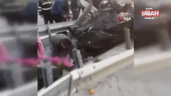 Mersin'de feci kaza, doktor dakikalarca kalp masajı yaptı: 1 ölü, 3 ağır yaralı | Video
