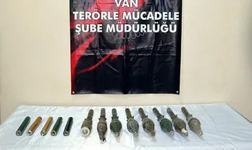 Van’da 7 roket başlığı ele geçirildi