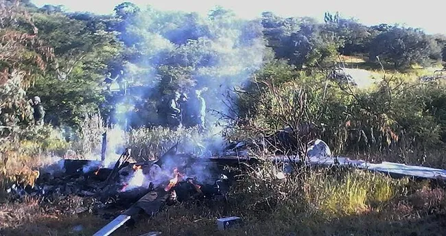 Meksika’da saldırıya uğrayan polis helikopteri düştü: 4 ölü