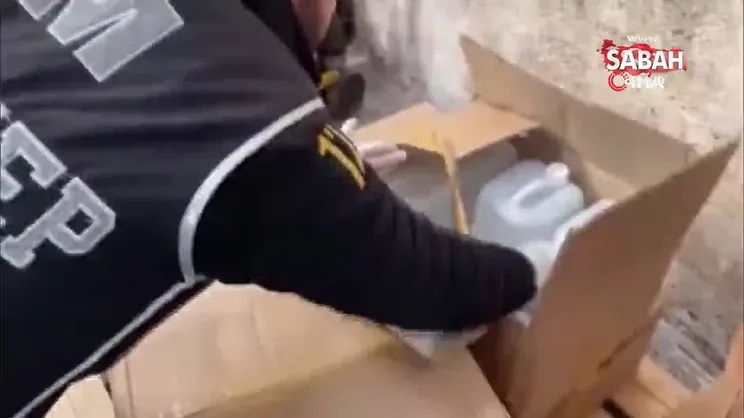 Gaziantep'te 270 litre etil alkol ele geçirildi | Video