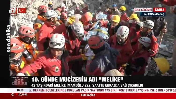 Son dakika: 222 sonra enkaz altından kurtarıldı! 42 yaşındaki Melike’nin ekiplere ilk sorusu bu oldu