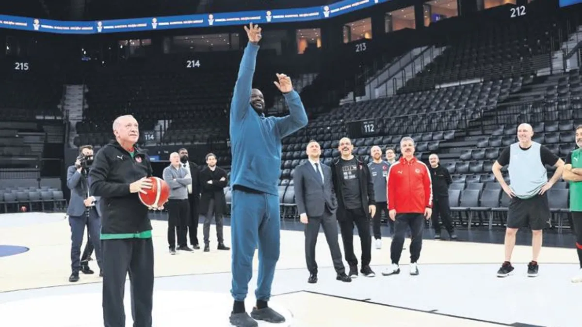Başkan Erdoğan: 3 Shaquille O’Neal: 1