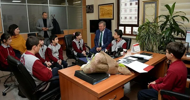 Öğrencilerden Osmangazi’ye ziyaret