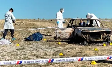 Son dakika: Yanmış araçta iki ceset bulunmuştu! Korkunç ayrıntılar: İstasyondan bidonla benzin almış! #afyonkarahisar