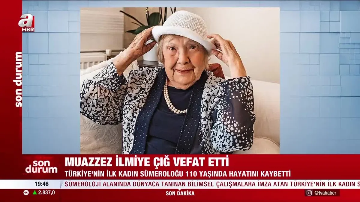 Son dakika: Türkiye’nin ilk kadın sümeroloğu hayatını kaybetti! Son dakika: Türkiye’nin ilk kadın sümeroloğu hayatını kaybetti!