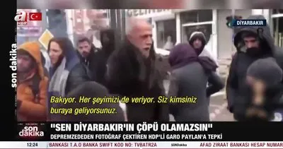 Depremzededen HDP’li Garo Paylan’a sert tepki: Devlet bize bakıyor sen Diyarbakır’ın çöpü olamazsın | Video