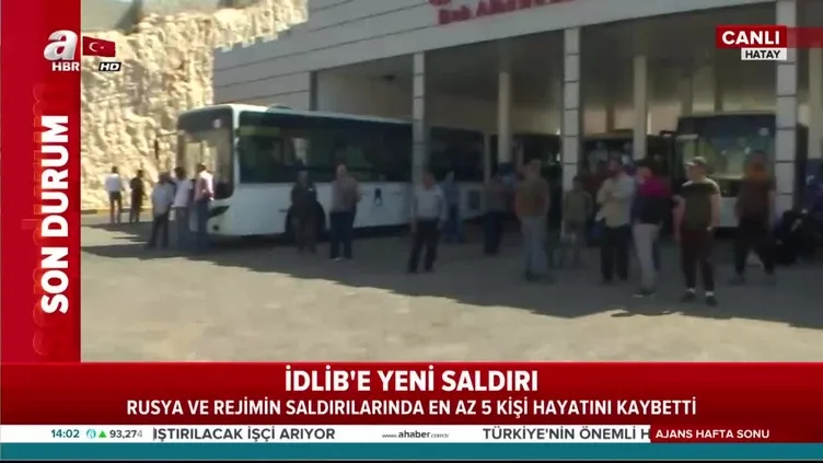 Rus ve Suriye jetleri İdlib'i vuruyor