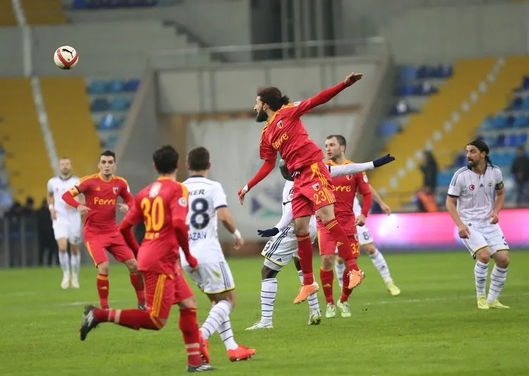 Kayserispor - Fenerbahçe maçının fotoğrafları
