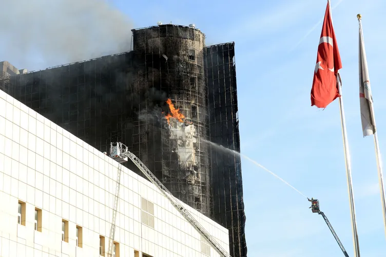 Taksim EÄitim ve AraÅtırma Hastanesi'nde yangın