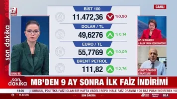 Merkez Bankası'ndan 9 ay sonra ilk faiz indirimi geldi!