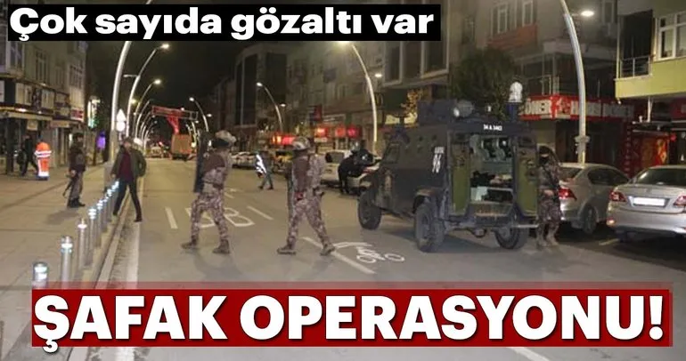 İstanbul’da uyuşturucu satıcılarına operasyon